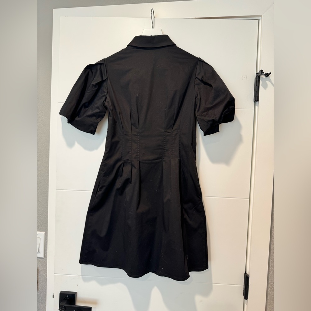Tuckernuck Black Puff Sleeve Dress - Picture 3 of 3